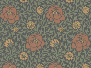 Little Greene Behang London Wallpapers V Lansdowne Walk - Ash