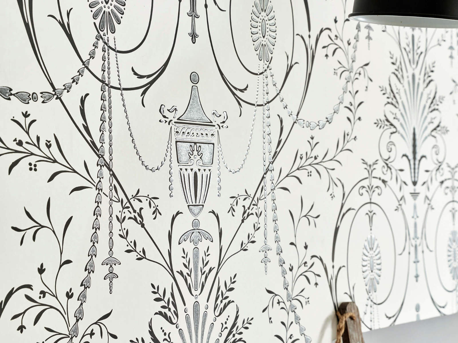 Little Greene Behang London Wallpapers V Marlborough - Glace