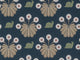 Little Greene Behang National Trust Papers II Burges Snail - Dark Blue