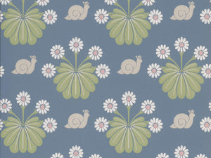 Little Greene Behang National Trust Papers II Burges Snail - Juniper