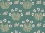 Little Greene Behang National Trust Papers II Burges Snail - Ocean