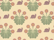Little Greene Behang National Trust Papers II Burges Snail - Travertine