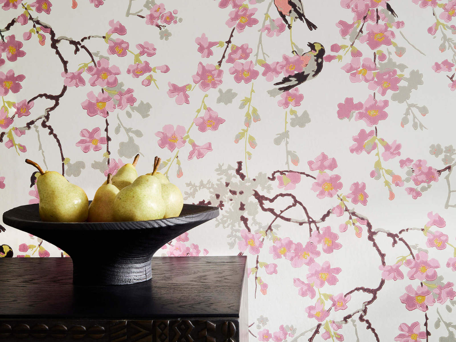 Little Greene Behang National Trust Papers II Massingberd Blossom - Mineral
