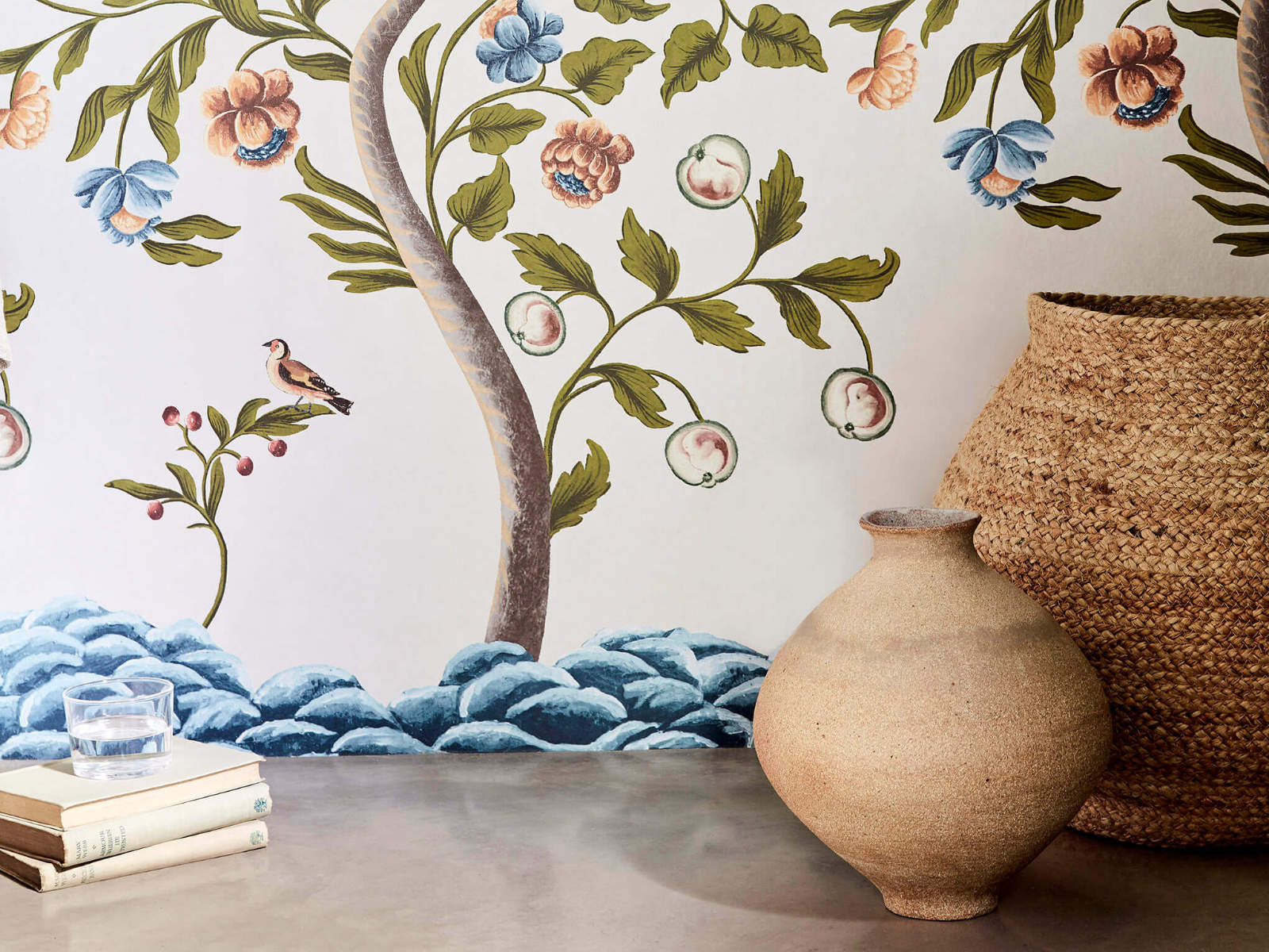 Little Greene Behang National Trust Papers II Mandalay - Ceviche