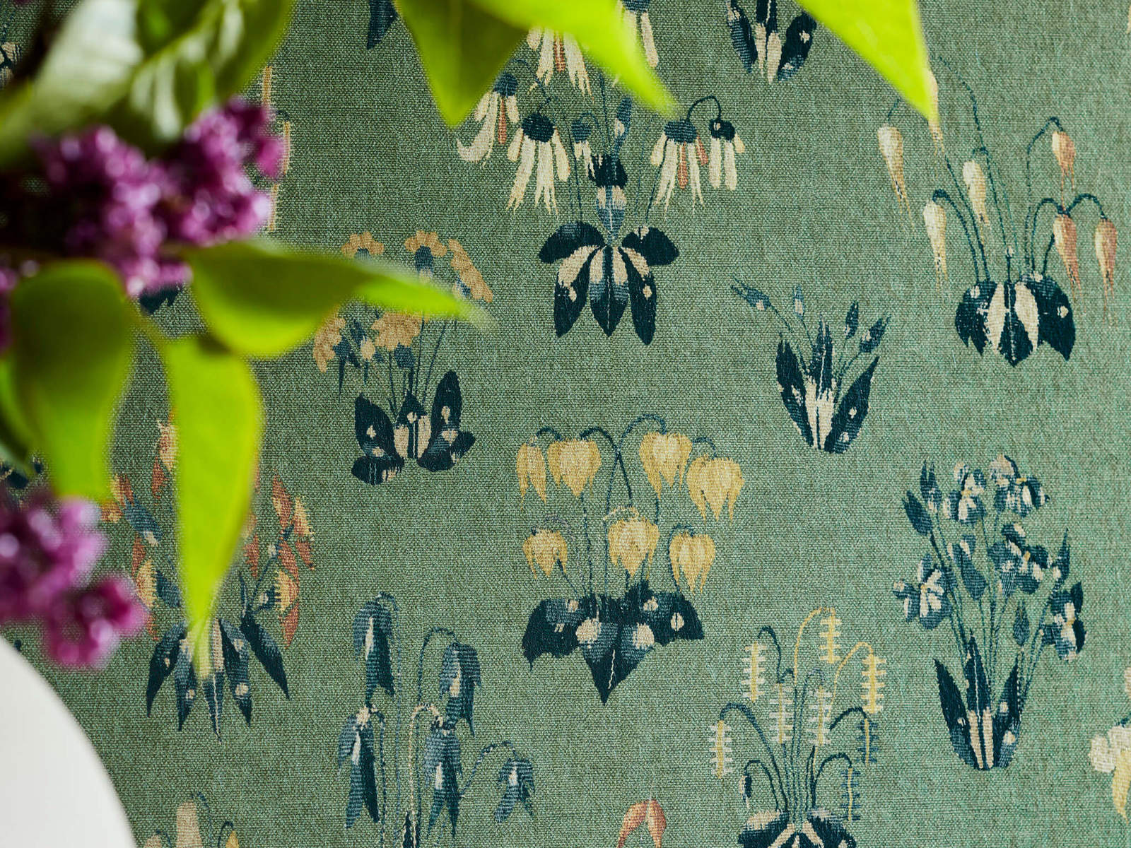 Little Greene Behang National Trust Papers II Millefleur - Garden