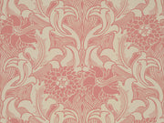 Little Greene Behang National Trust Papers III Dhalia Scroll - Carmine