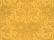 Little Greene Behang National Trust Papers III Dhalia Scroll - Giallo