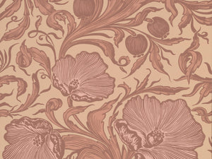 Little Greene Behang National Trust Papers III Poppy Trail - Masquerade