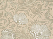 Little Greene Behang National Trust Papers III Poppy Trail - Portland Stone
