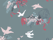 Little Greene Behang National Trust Papers III Volieres - Etruria
