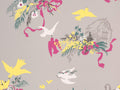 Little Greene Behang National Trust Papers III Volieres - French Grey