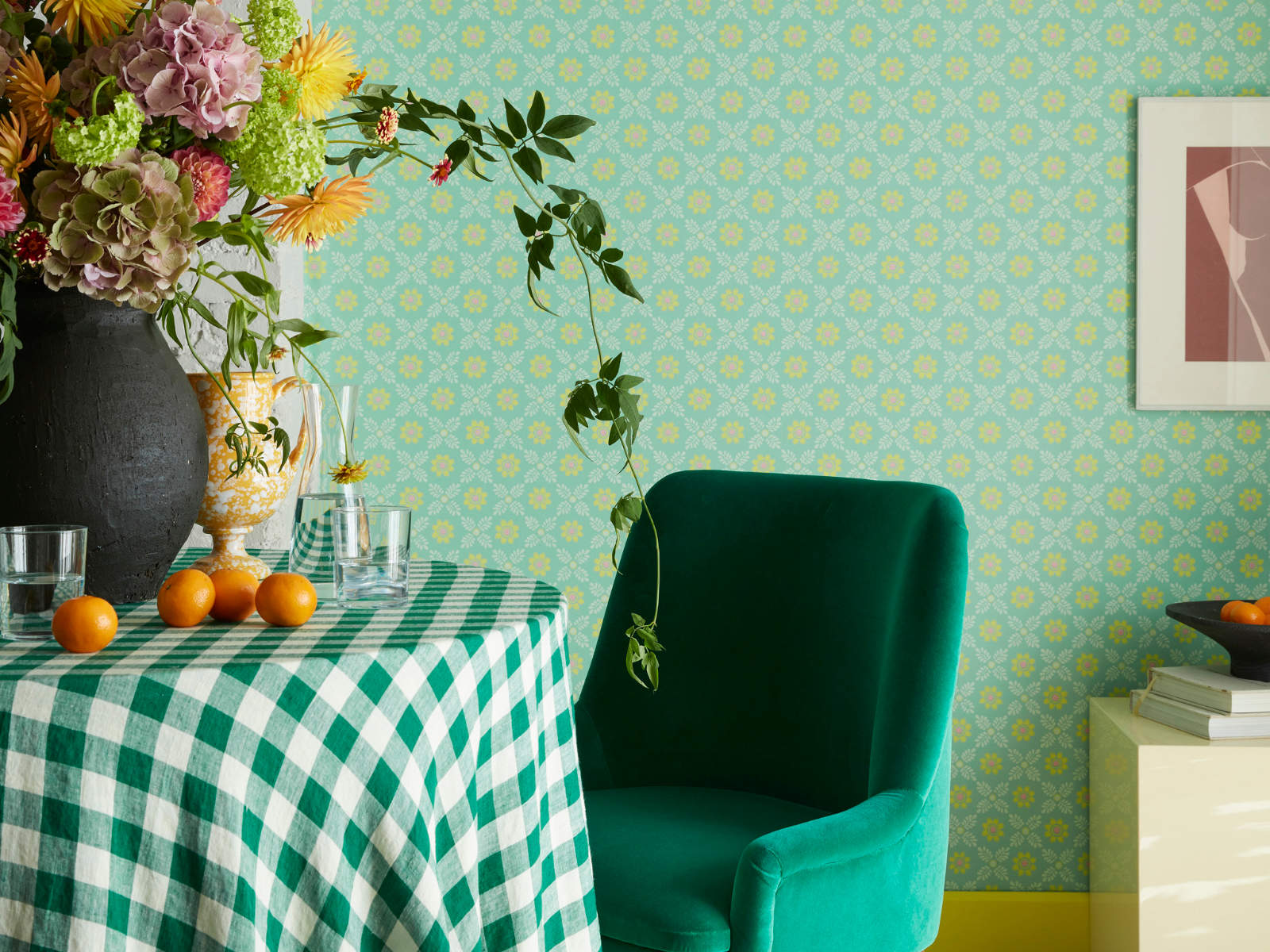 Little Greene National Trust Papers IV Disty Block - Green Verditer