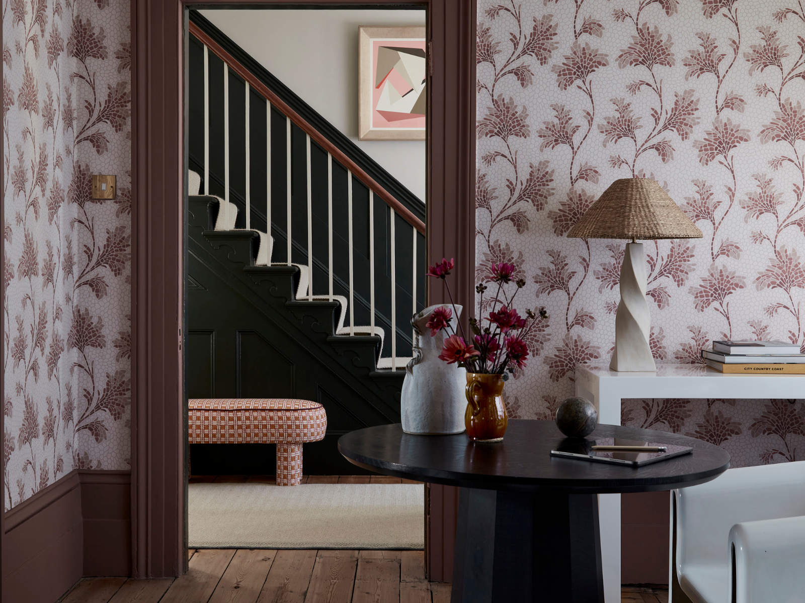 Little Greene National Trust Papers IV Mosaic Trail - Blush