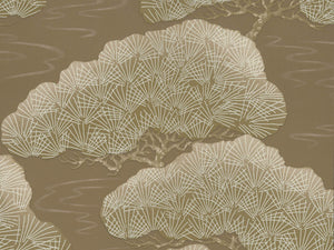Little Greene Behang 20th Century Papers Pines - Golden Pine