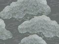 Little Greene Behang 20th Century Papers Pines - Silver Pine