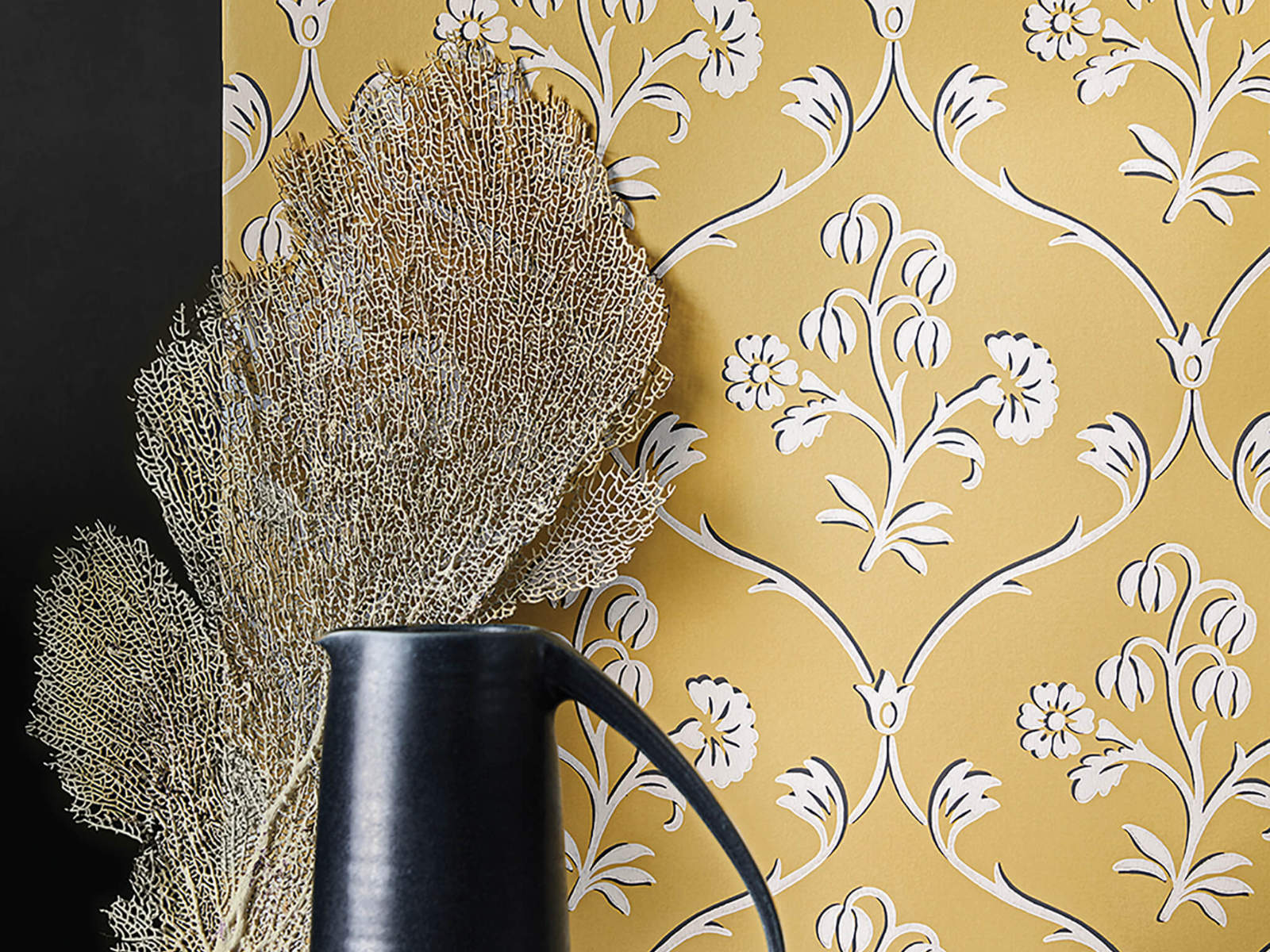 Little Greene Behang London Wallpapers IV Cranford - Wheat
