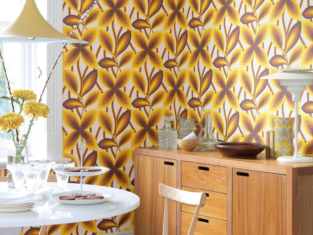 Little Greene Behang 20th Century Papers Starflower - Original