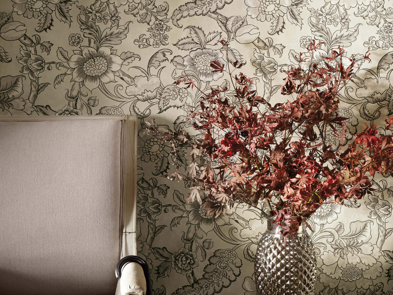 Little Greene Behang Revolution Papers Sackville Street  - Tweed
