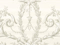 Little Greene Behang Revolution Papers Versailles  - Argent