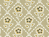 Little Greene Behang Revolution Papers Whitehall  - Moutarde