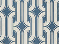 Little Greene Behang 20th Century Papers Lavaliers - Low Wave