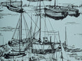 Little Greene Behang 20th Century Papers Zingara - Cerulean Sea