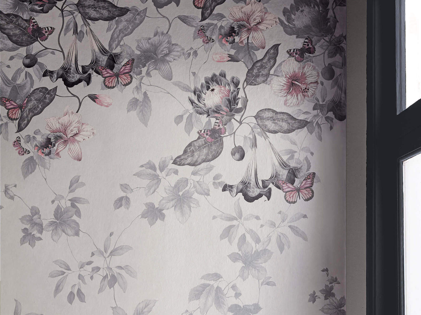Little Greene Behang Archive Trails II Asterid - Nightshade