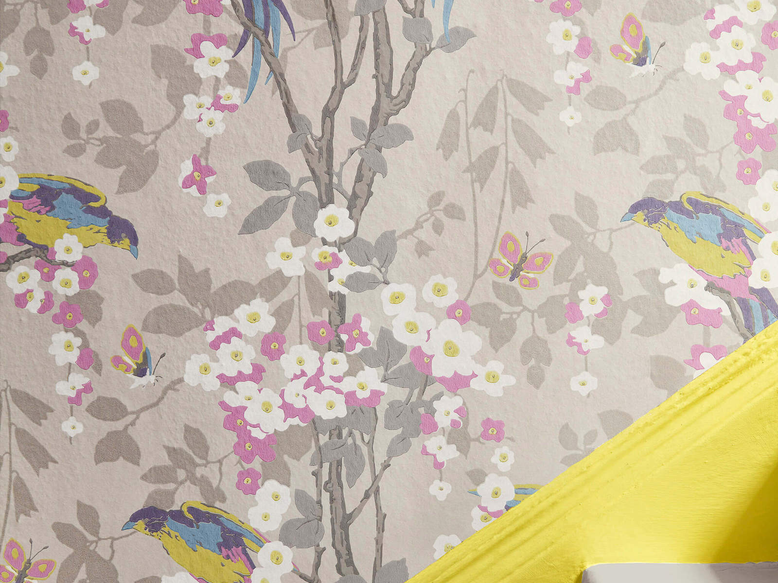 Little Greene Behang Archive Trails II Loriini - Dorain