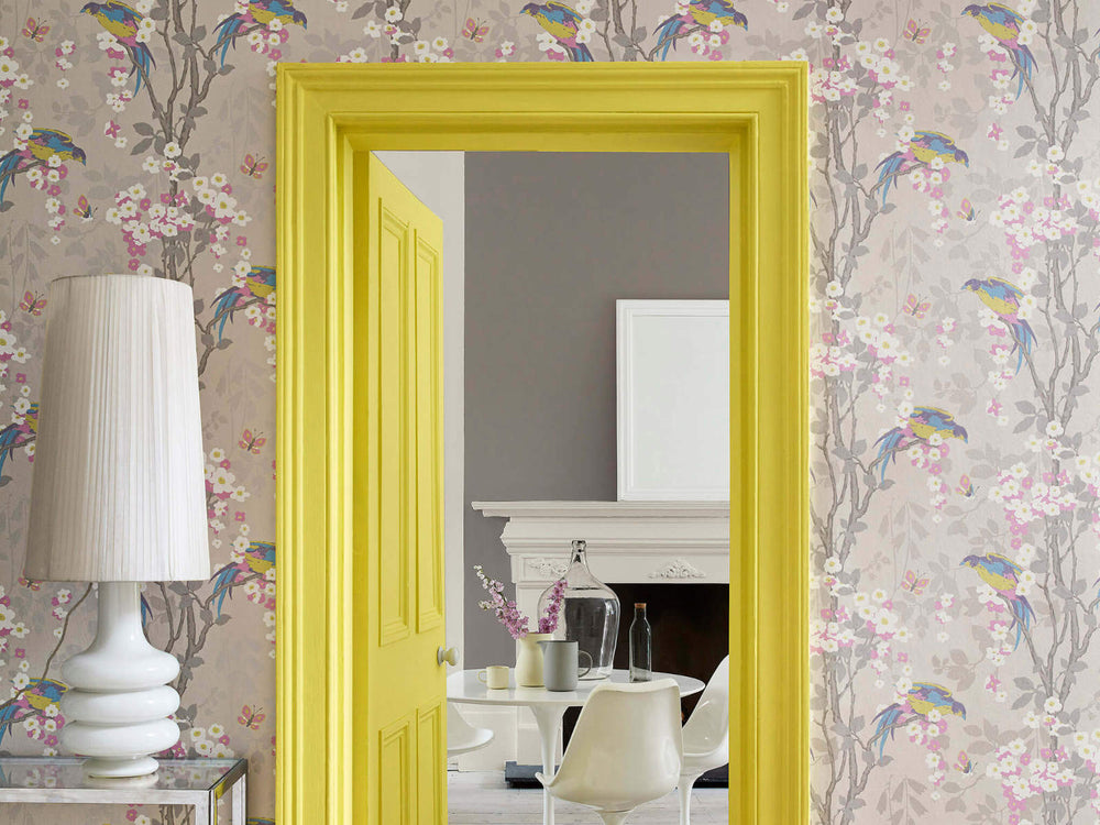 Little Greene Behang Archive Trails II Loriini - Dorain