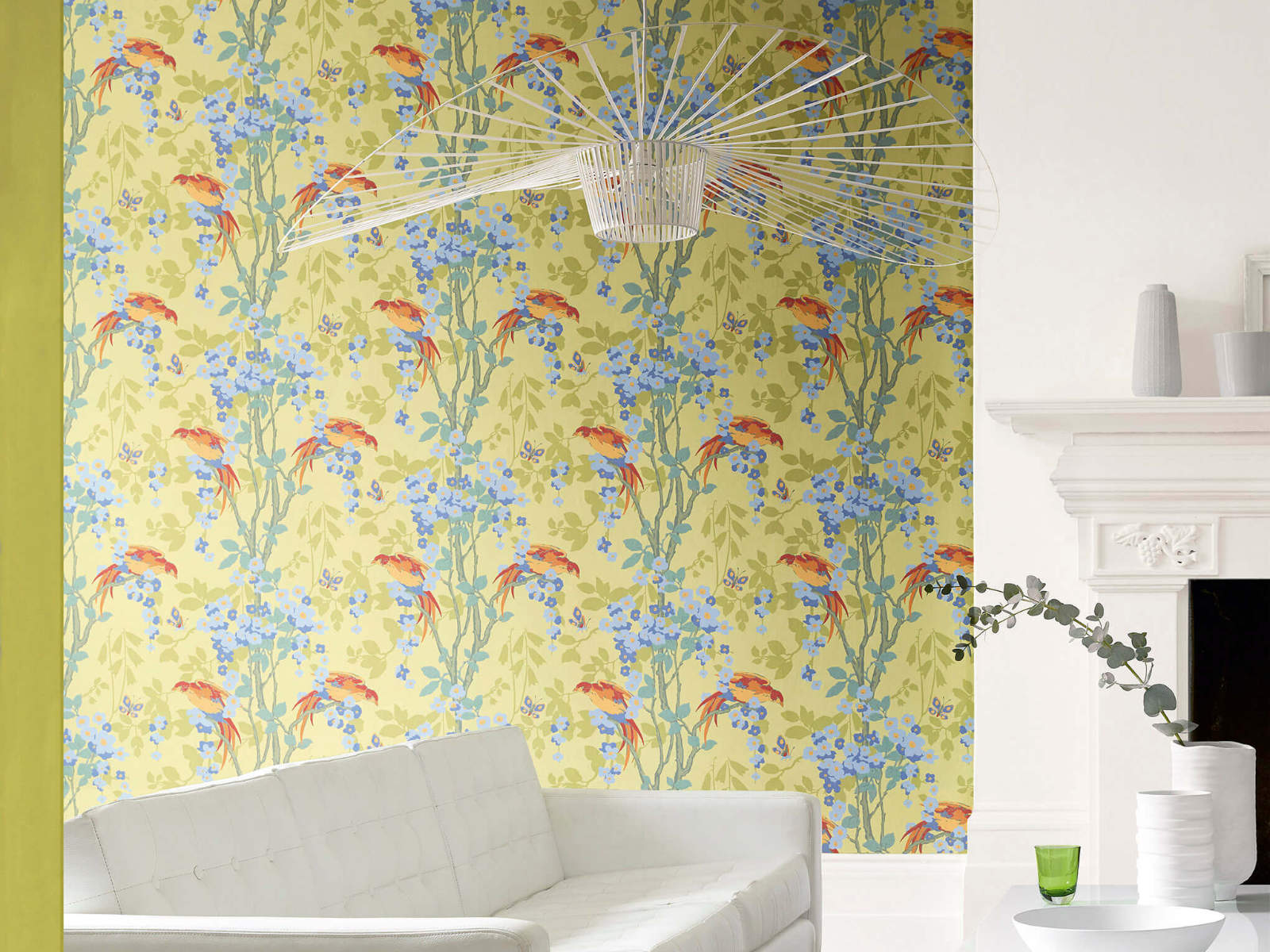 Little Greene Behang Archive Trails II Loriini - Jasper