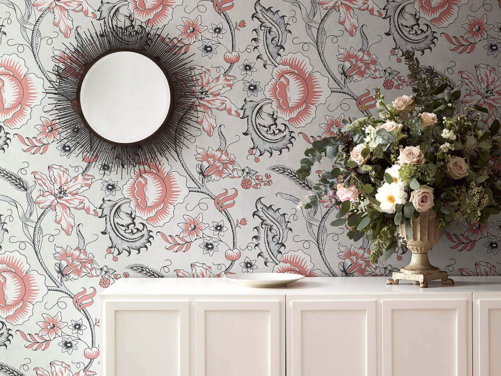 Little Greene Behang Archive Trails II Woodblock Trail - Union