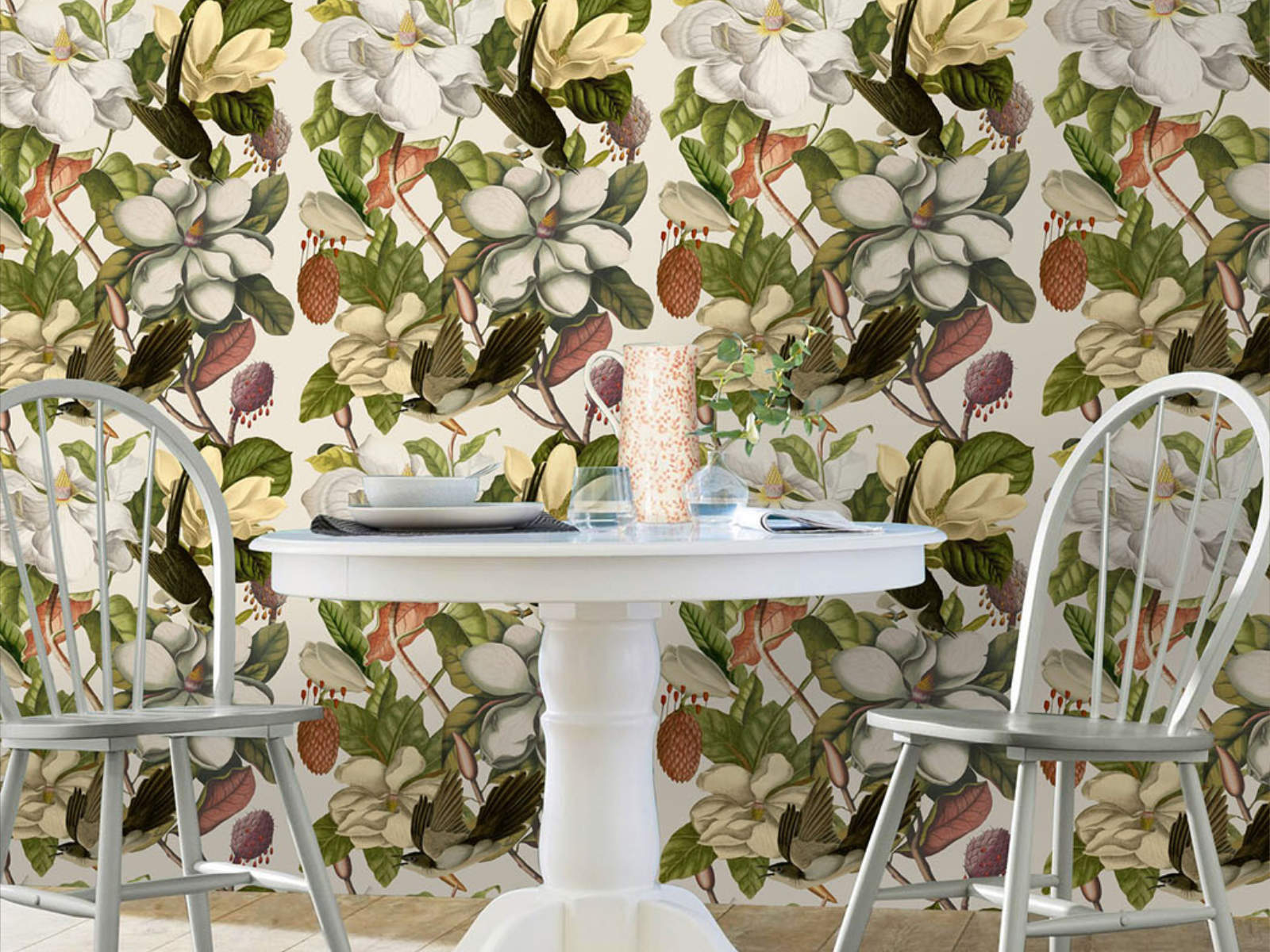 Mind The Gap The Florist Magnolia Taupe - WP20152