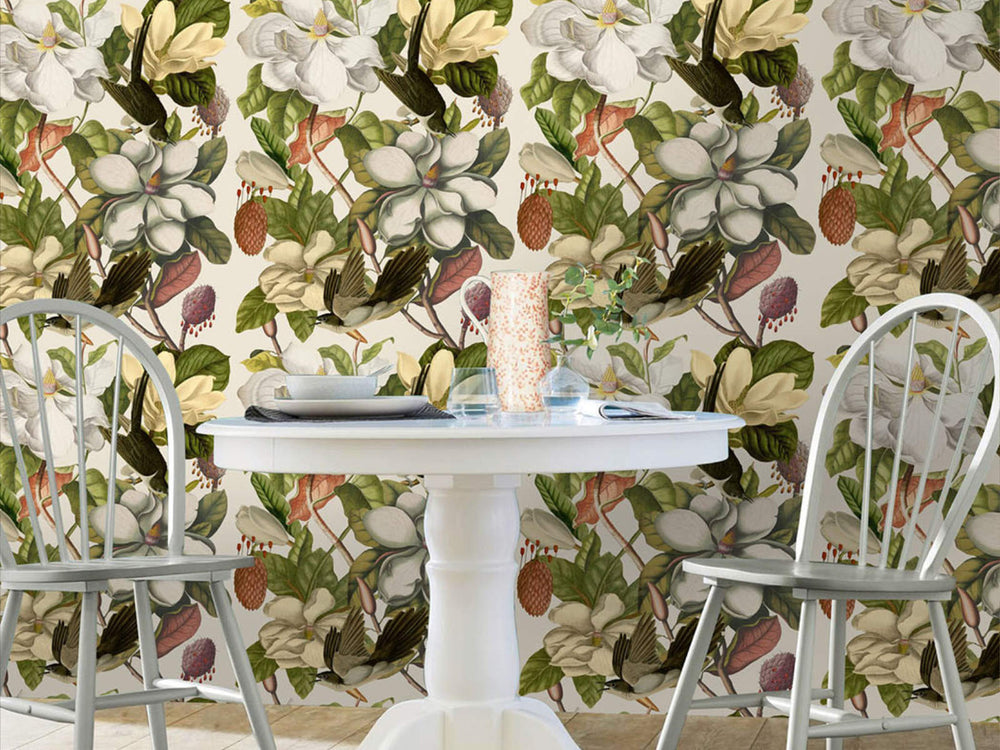 Mind The Gap The Florist Magnolia Taupe - WP20152