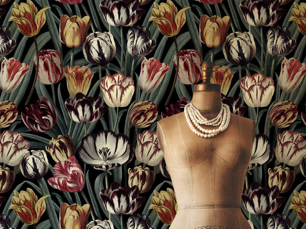 Mind The Gap The Florist Tulipa Dark - WP20177