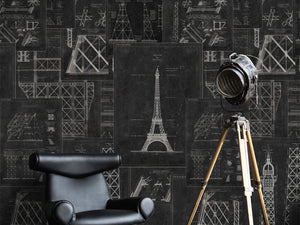 Mind The Gap Histoire de L'Architecture Grand Eiffel Anthracite - WP20218