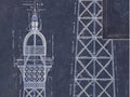 Mind The Gap Histoire de L'Architecture Grand Eiffel Blue - WP20219