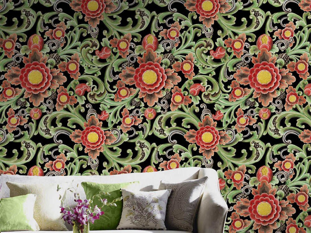 Mind The Gap The Mysterious Traveler Floral Painting - WP20251