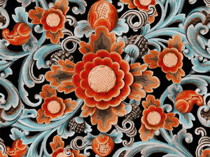 Mind The Gap The Mysterious Traveler Floral Painting Dark - WP20252