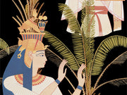 Mind The Gap The World of Antiquity Egyptian Queens Anthracite - WP20266