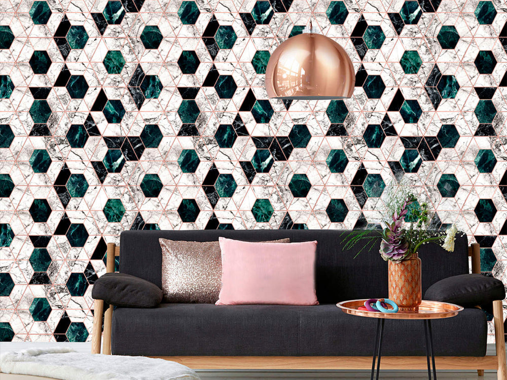 Mind The Gap Manhatten Hexa Jade - WP20293