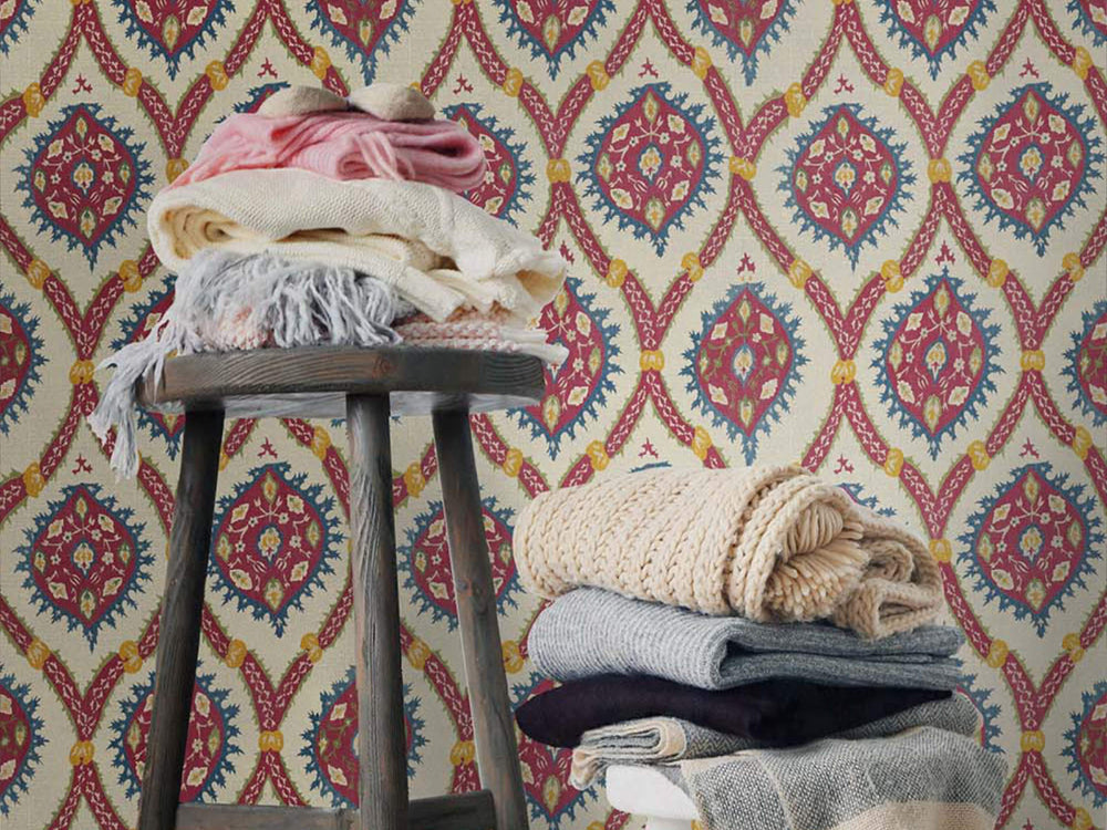 Mind The Gap Hippie Spirit Ottoman Taupe - WP20307