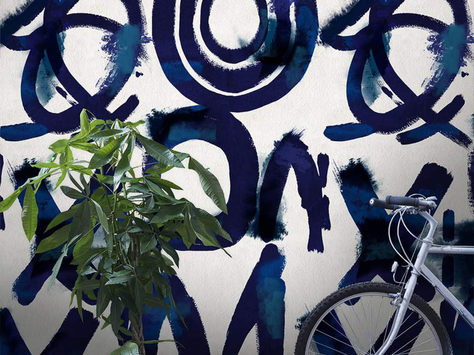 Mind The Gap The Art Of Abstract Spontaneus Blue - WP20327