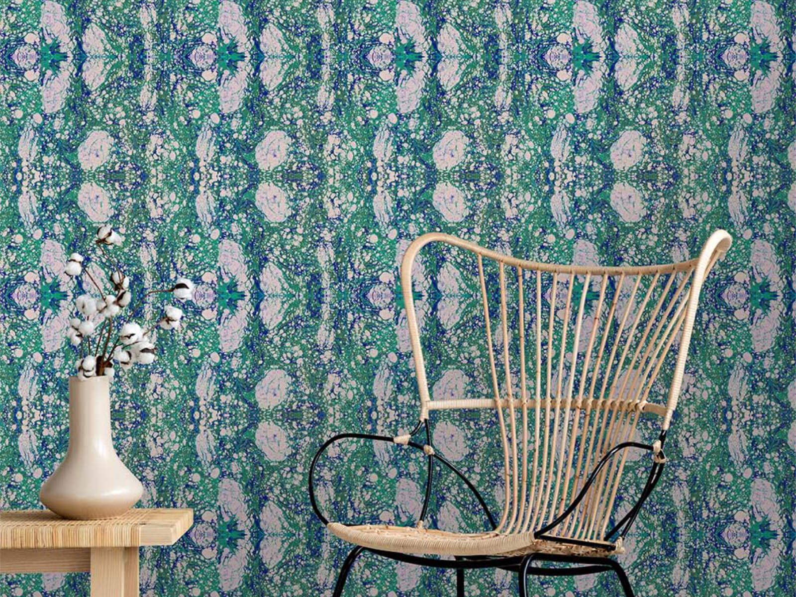 Mind The Gap Impermanence Marbled Paper - WP20344