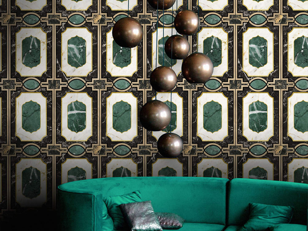 Mind The Gap Manhatten Waldorf Emerald - WP20356