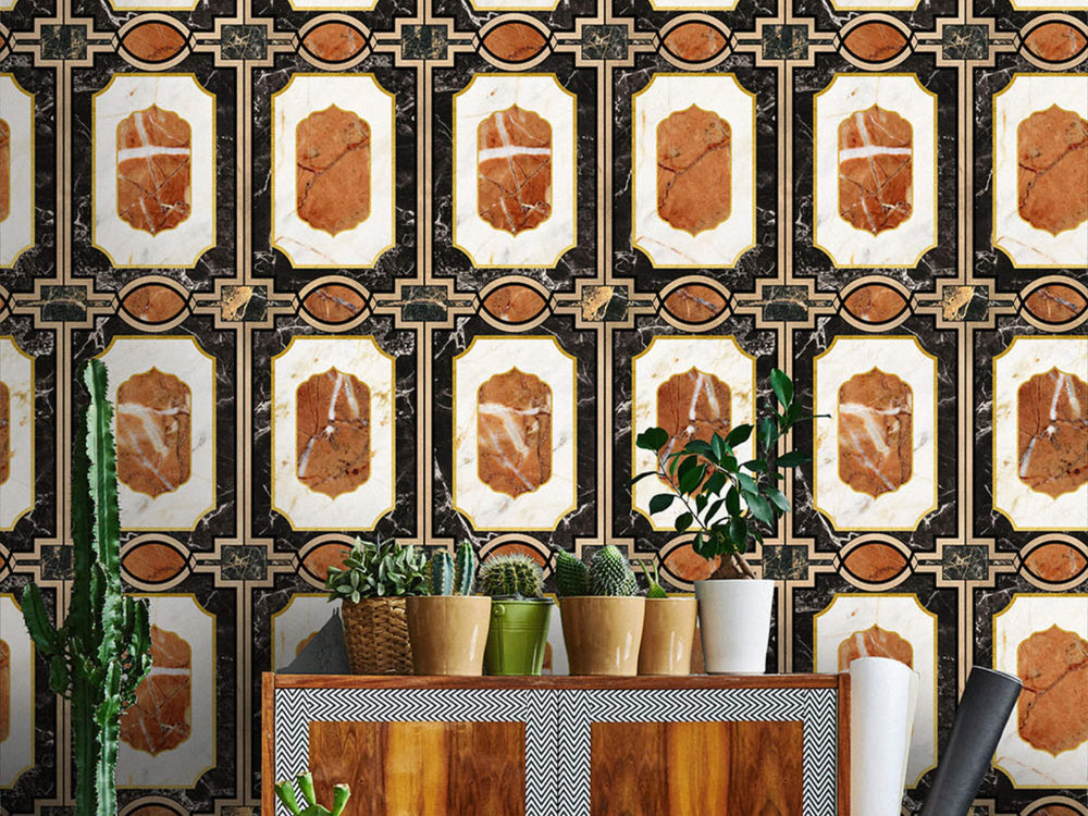 Mind The Gap Manhatten Waldorf Ochre - WP20357