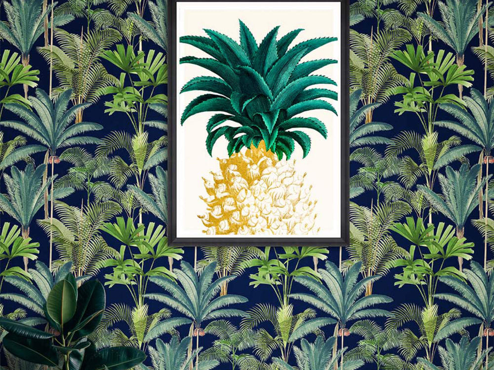 Mind The Gap Palm Springs Palmeras Anthracite - WP20362