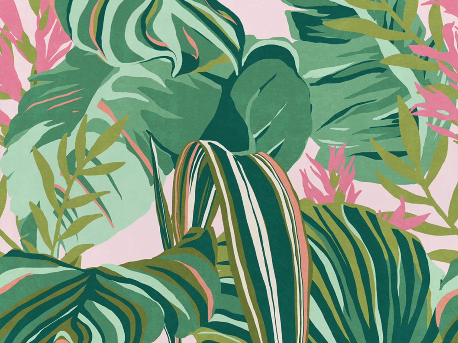 Mind The Gap Palm Springs Tropical Foliage - WP20367
