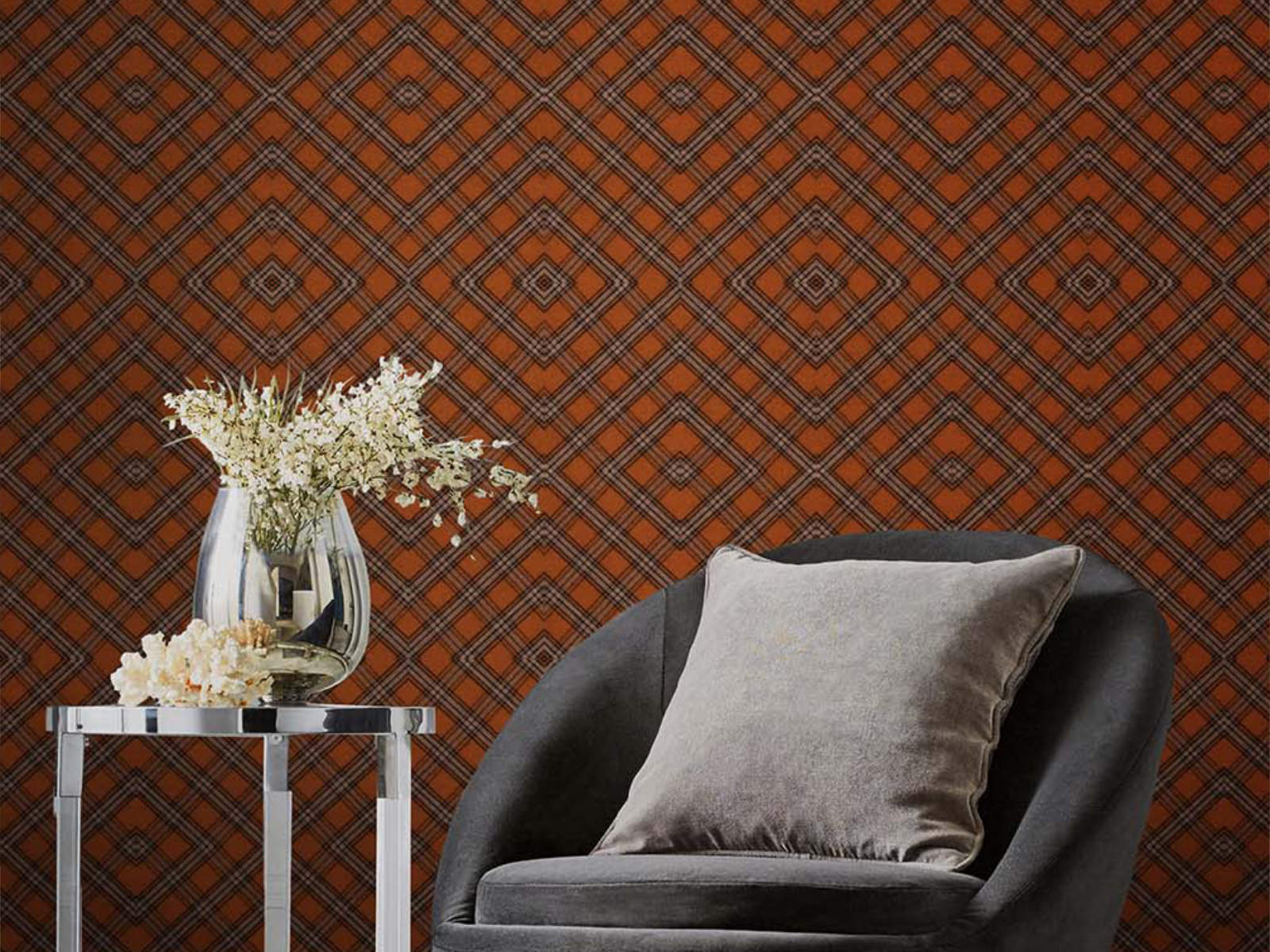 Mind The Gap World of Fabrics Unusual Tartan - WP20386