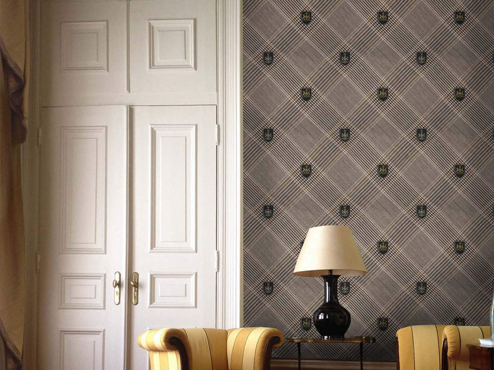 Mind The Gap World of Fabrics Nobility Grey - WP20388