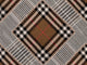 Mind The Gap World of Fabrics Checkered Patchwork Mid Brown - WP20390